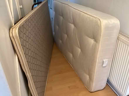 Photo of free Single/trundle bed and mattress (Ashton-in-Makerfield WN4) #1