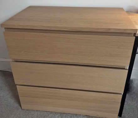 Photo of free 2 IKEA Malm Chest of 3 Drawers (Redhill RH1) #2