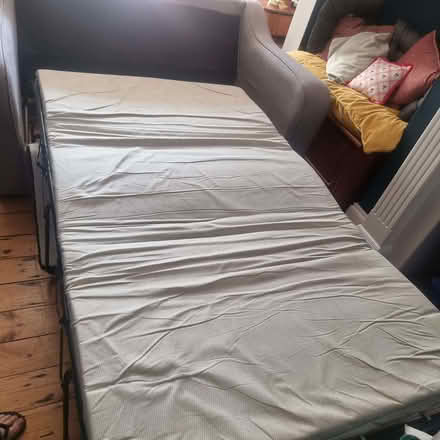 Photo of free Grey sofa bed two seater (Aldrington BN3) #1