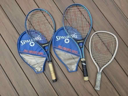 Photo of free Three kids tennis racquets (southwest Salem) #1