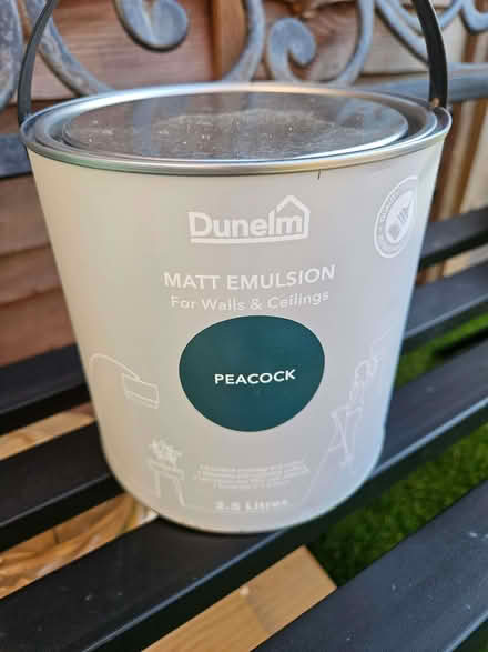 Photo of free Matt emulsion paint for walls and ceilings – Peacock (Crossways DA2) #1
