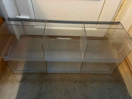 Photo of free Perspex storage unit (CH45) #2