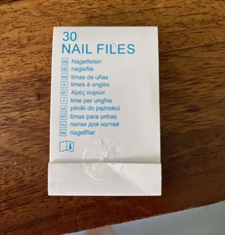 Photo of free mini nail files in a book (Kennington SW8) #1