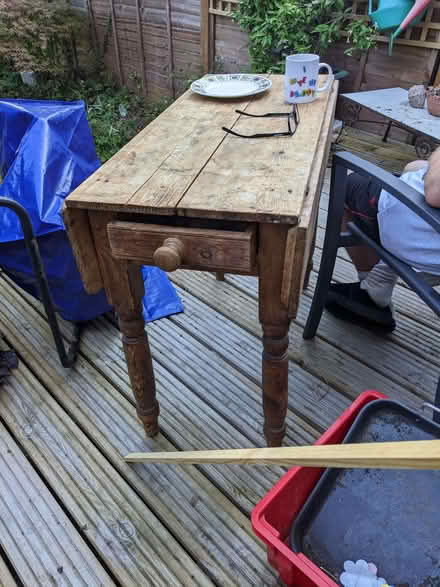 Photo of free Old Pine Table (Earley RG6) #1