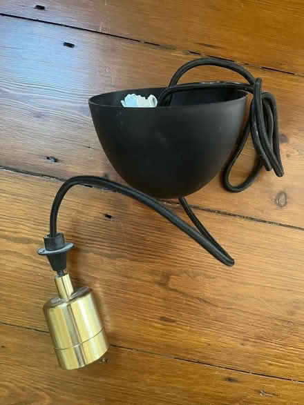 Photo of free IKEA black and gold pendant light (Winkfield Row RG42) #1