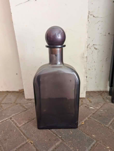 Photo of free Smoked-grey recycled glass bottle (Bedford Centre MK40) #1