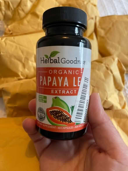 Photo of free Papaya leaf extract (Warden and Sheppard) #1