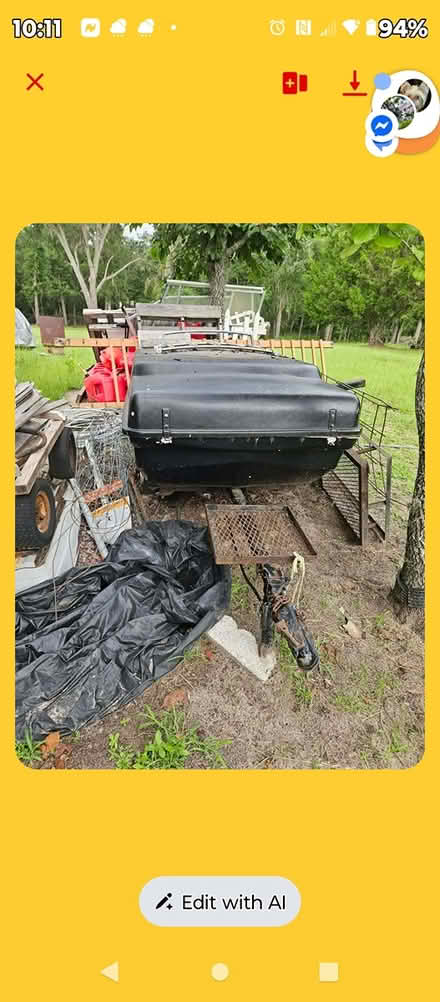 Photo of free Pull behind pop up trailer stripped (Lake City/ Live Oak) #2