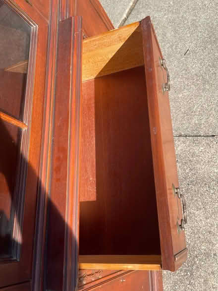 Photo of free 1930s Antique Tea Cabinet (750 W Spain St on sidewalk) #2