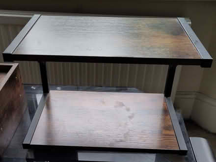 Photo of free Wood and metal Desktop shelving (Jesmond NE2) #1