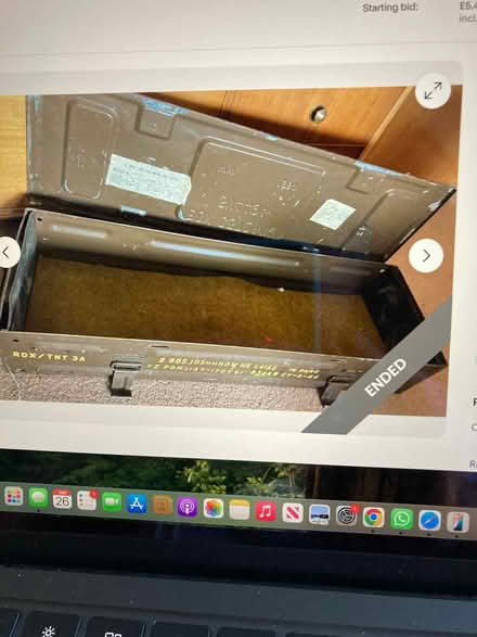 Photo of free 1964 British Army 105mm Ammo Box (St James, South Elmham IP19) #2