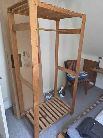Photo of free Wood Wardrobe (Higher Broughton M7) #1