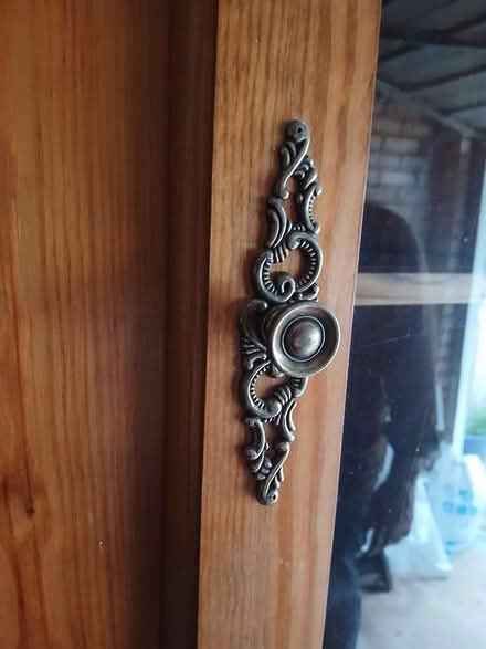 Photo of free Corner pine display cabinet (Catchems End DY12) #3