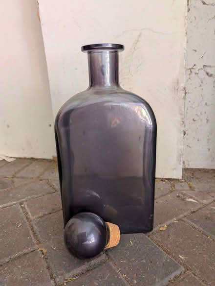 Photo of free Smoked-grey recycled glass bottle (Bedford Centre MK40) #2
