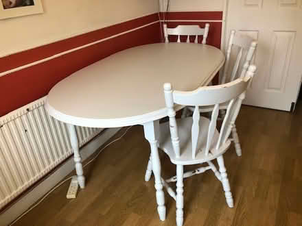 Photo of free Kitchen Table and 4 Chairs (Clonskeagh, Dublin 14.) #2
