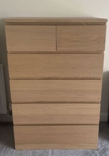 Photo of free IKEA MALM Chest of 6 Drawers (Redhill RH1) #1