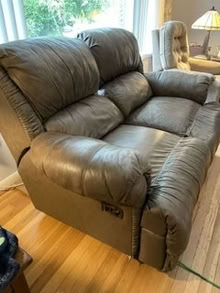 Photo of free leather reclining furniture (troutdale cherry pk rd/buxton) #3