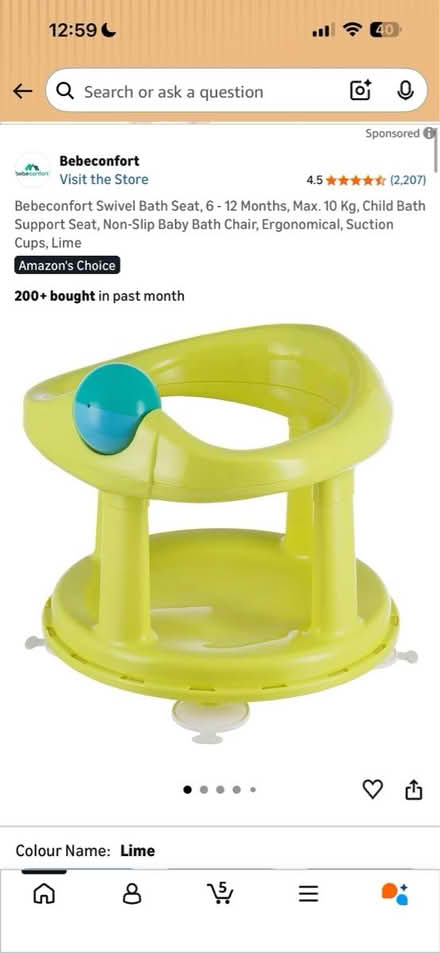 Photo of free Bath seat (Southbrook NN11) #1