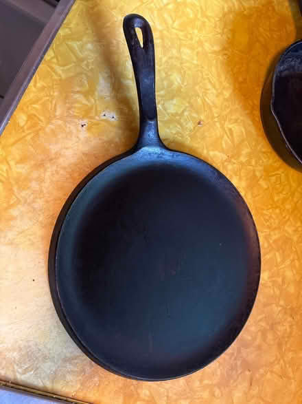 Photo of free Cast iron griddle & small skillet (Croton-on-Hudson) #2