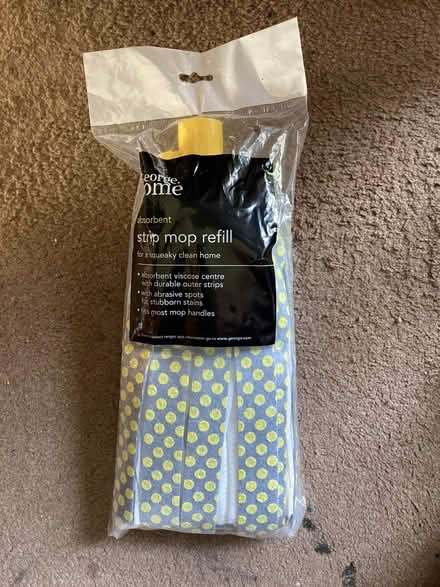 Photo of free 'George Home' Absorbent Strip Mop Refill (Brand New) (St James, South Elmham IP19) #1