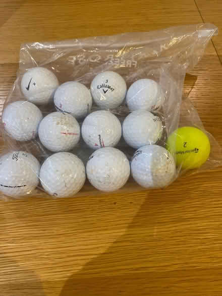 Photo of free Bag of mixed golf balls (Alstone GL50) #1