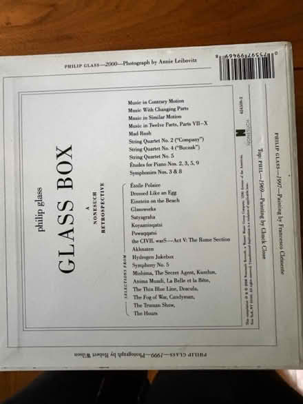 Photo of free Philip Glass Boxed Set (Croton-on-Hudson) #2