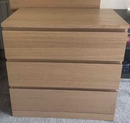 Photo of free 2 IKEA Malm Chest of 3 Drawers (Redhill RH1) #1