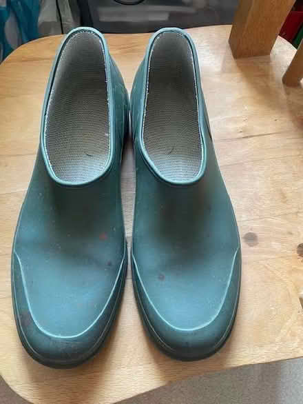 Photo of free Plastic garden shoes size 10/44 (Tideswell SK17) #1