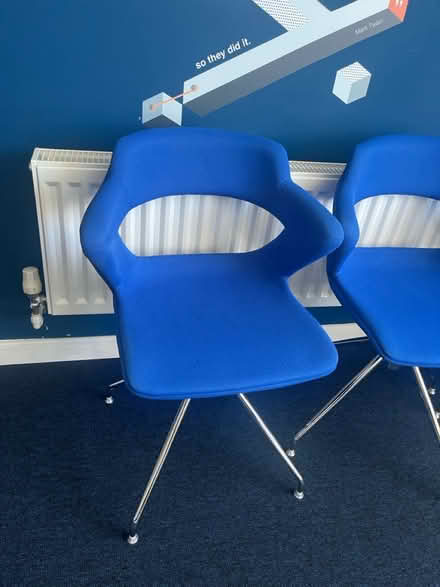 Photo of free 8x blue spin chair (BS7) #1