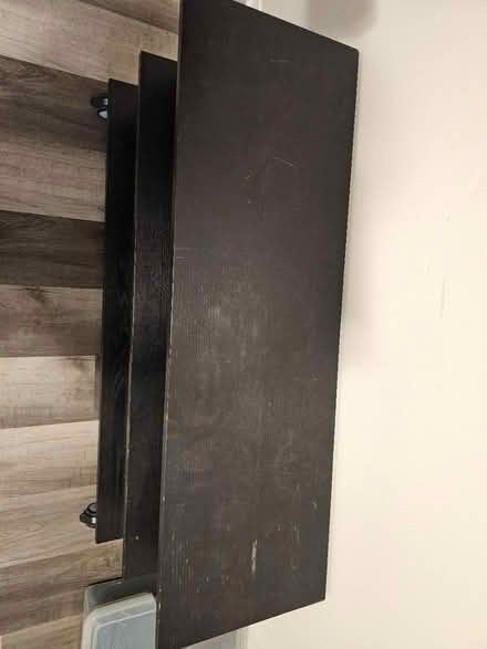 Photo of free Black rolling entertainment center (Gaitherburg) #1