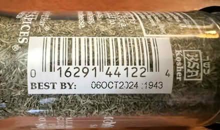 Photo of free Dill Weed 22g jar (Cupertino - DeAnza and 280) #3