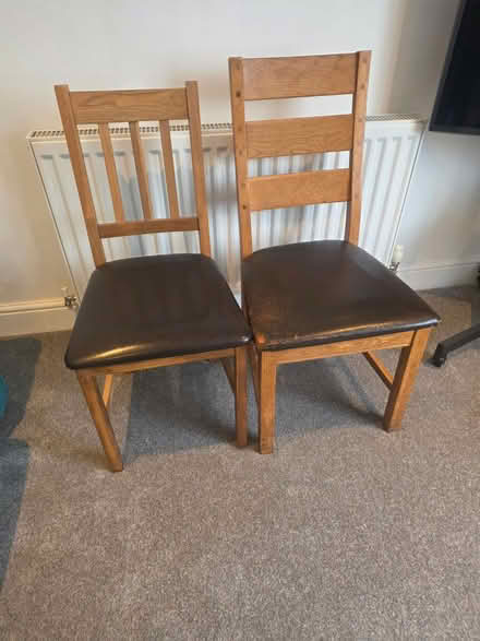 Photo of free Two Dining Chairs (Gregson Lane PR5) #1