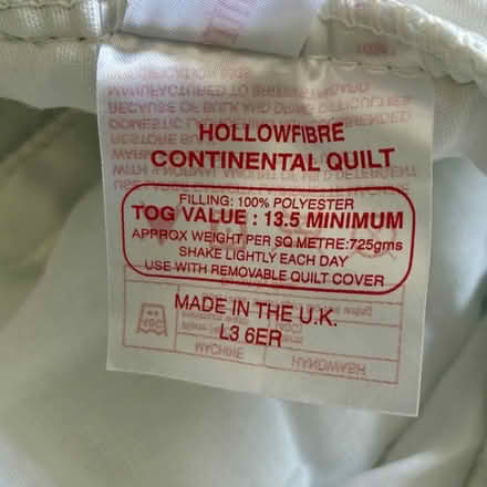 Photo of free Hollow Fibre Duvet KS (Harbury CV33) #3