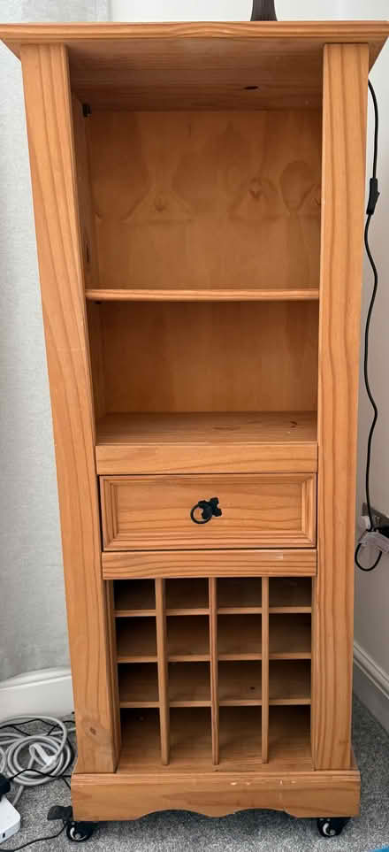 Photo of free Pine unit/wine rack (Gregson Lane PR5) #1