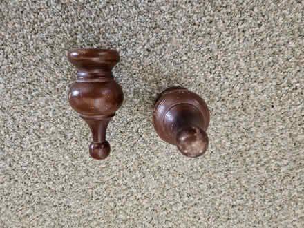 Photo of free Dark wood curtain pole (Welling DA16) #4