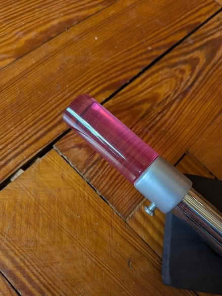 Photo of free Extending curtain pole with pink finials (Woodham Ferrers CM3) #2