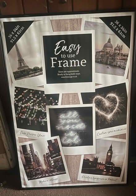 Photo of free Large picture / poster frame (Heath End GU11) #1
