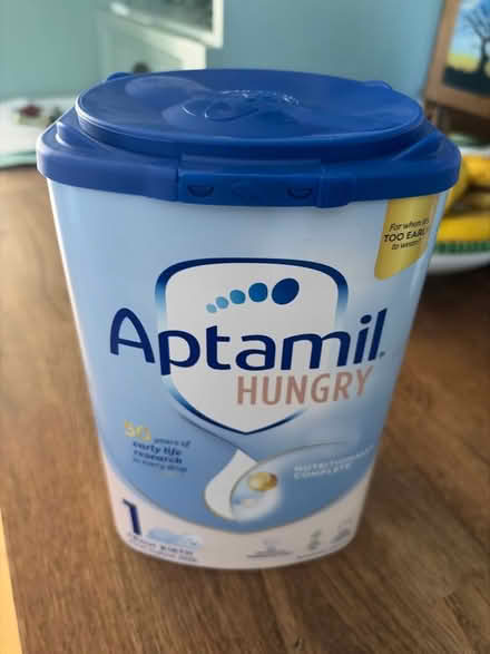Photo of free Unopened bottle Aptamil hungry (BN7) #1