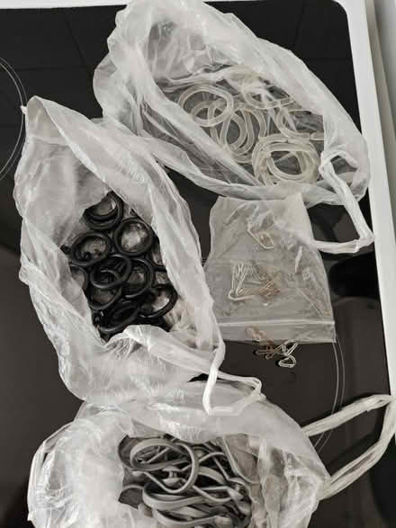 Photo of free Curtain rings and hangers (Stockwell SW9) #1