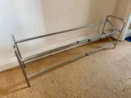 Photo of free Chrome Shoe rack, expanding (Ilkeston DE7 4B) #2