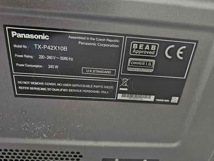 Photo of free Panasonic TV (Finchley N32) #2