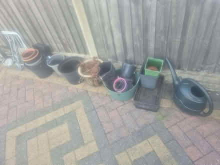 Photo of free Outdoor plant pots (Buckland End B34) #1