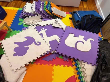 Photo of free Assorted foam tiles (Dupont Circle) #1