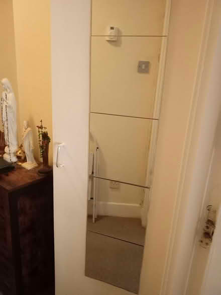 Photo of free 7 adhesive mirror tiles. 30x30 (Brook Green W6 7DY) #1