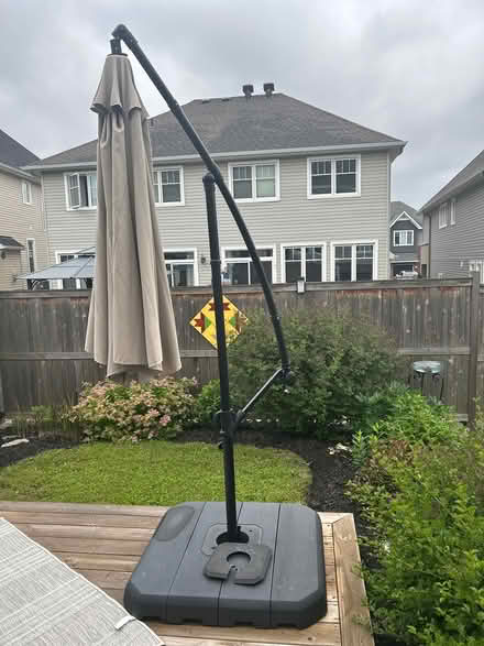 Photo of free Patio umbrella and stand (Cardinal creek Orleans) #2