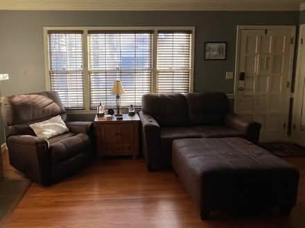 Photo of free Loveseat and recliner (Bellevue) #2