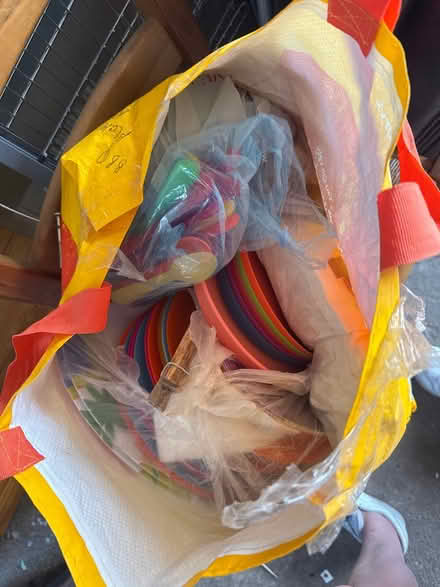 Photo of free Plastic plates, bowls and cutlery (Cropwell Bishop (near Bingham)) #1