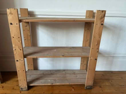 Photo of free Three wooden shelf units (Stroud Green N4) #3