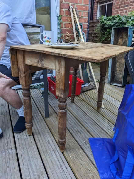 Photo of free Old Pine Table (Earley RG6) #2