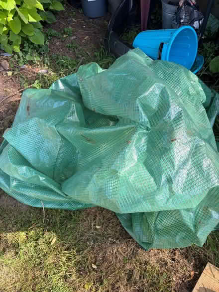 Photo of free Old plastic greenhouse frame & cover (Borough Green TN15) #2